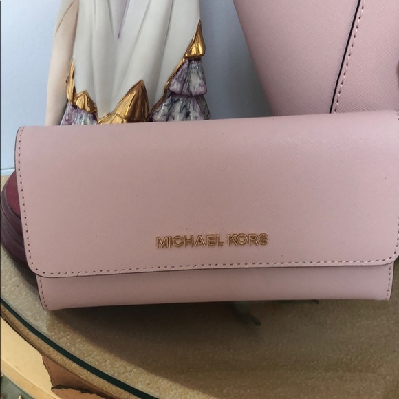 MICHAEL KORS Jet set pink with matching wallet - Picture 3 of 3